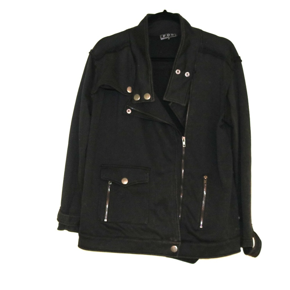 Soft Sweatshirt Jacket